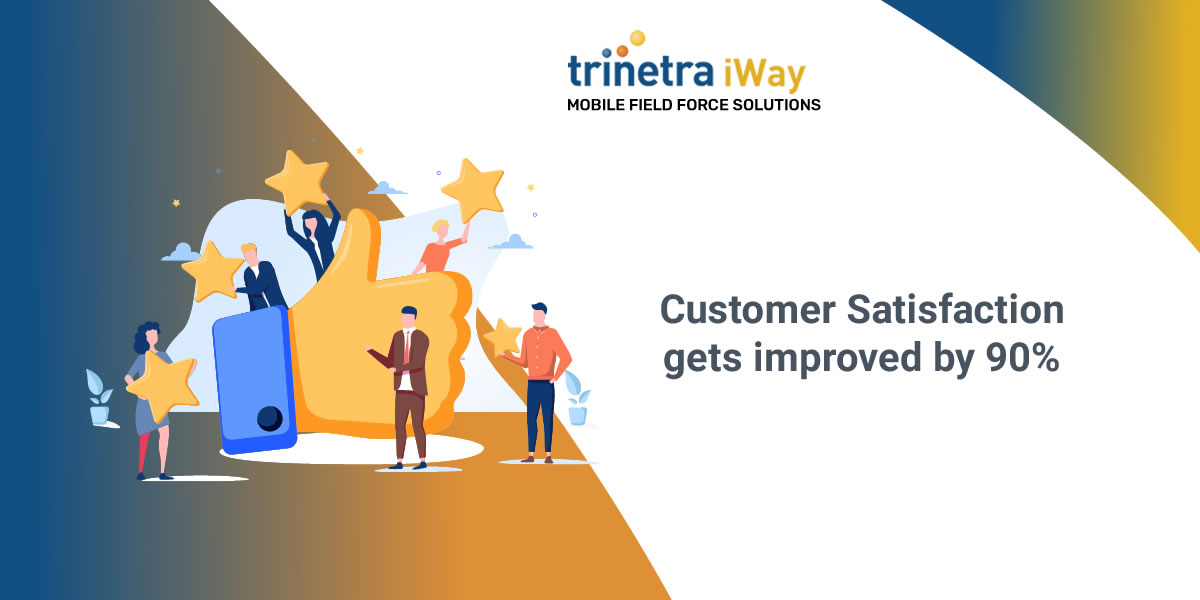Customer Satisfaction Gets Improved by 90% by Initiating & Completing Service Tickets in Real-Time